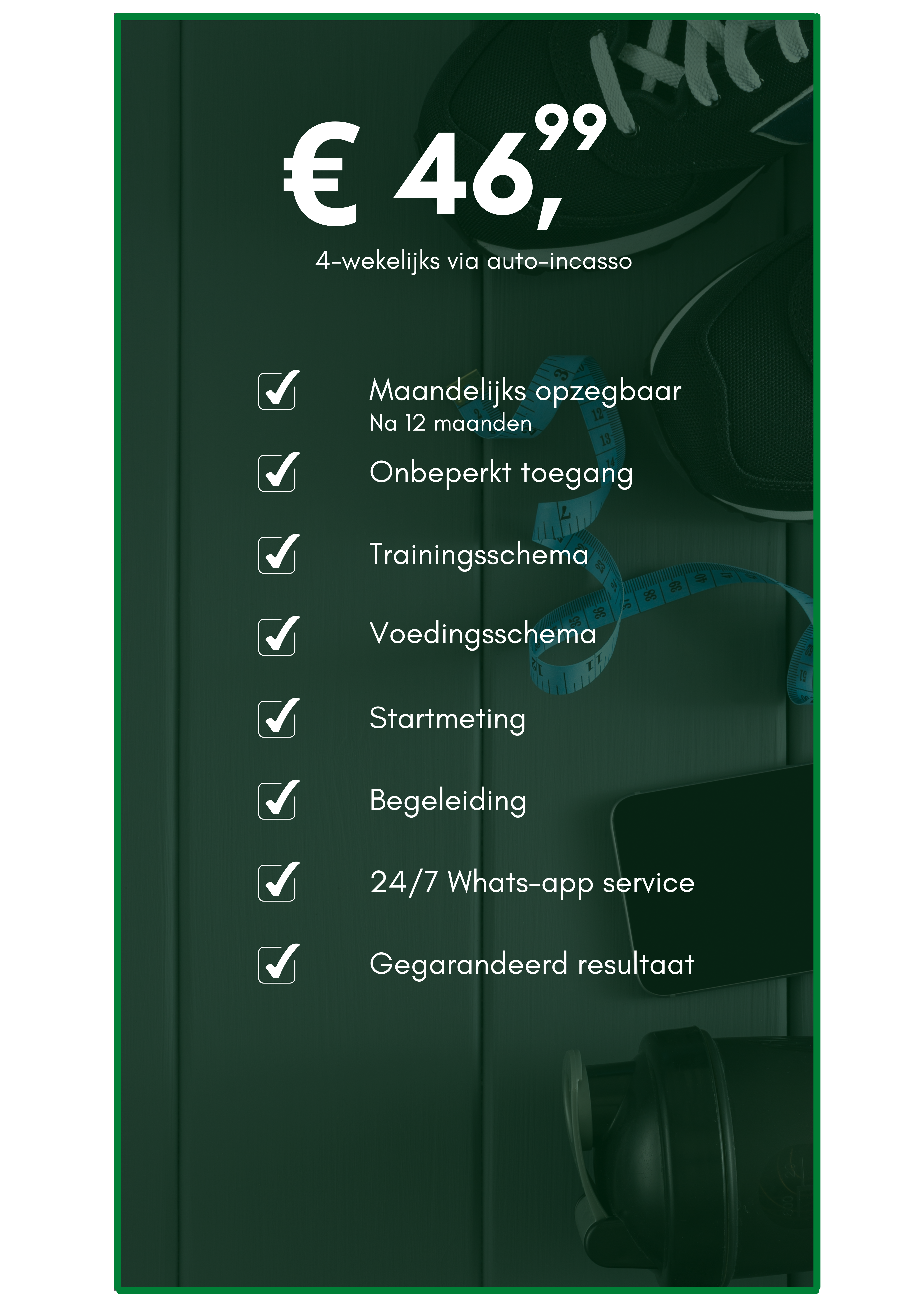 Pound 4 Pound 12 maanden
